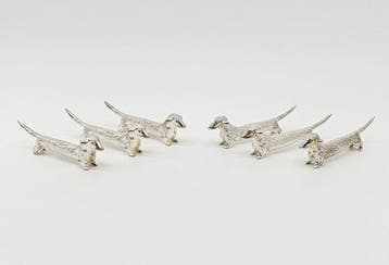 Messensteun (6) - Kleed je in zilver. - Teckel, Antiek en Kunst, Antiek | Zilver en Goud
