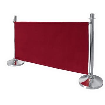Afzetdoek Canvas Rood | 100% polyester | 70(h) x 143(b) x, Verzenden, Nieuw in verpakking
