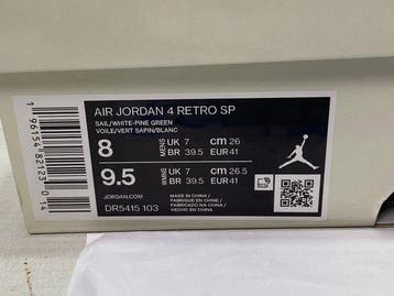 Air Jordan - Air Jordan 4 - Sneakers - Maat: EU 41 - Nieuw