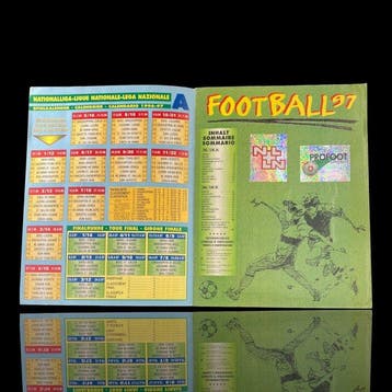 1986/87 Panini Album de cromos completo Suiça Football 97, Nieuw