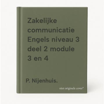 Zakelijke communicatie Engels niveau 3 deel 2 module 3 en 4, Boeken, Verzenden, Gelezen, P. Nijenhuis.
