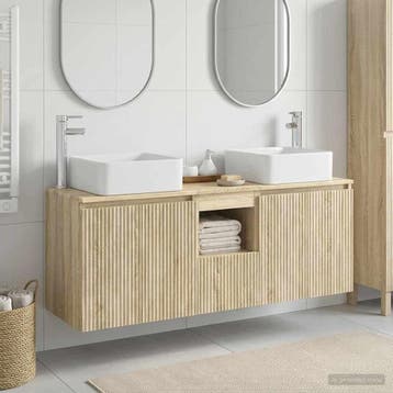 vidaXL Badkamerkast set 3 st Sonoma Eiken 49,5 x 41 x 63 cm, Verzenden