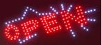 OPEN lamp LED verlichting reclame bord lichtbak #B8, Verzenden, Nieuw