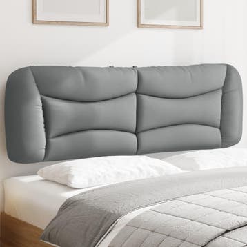 vidaXL Hoofdbordkussen Hvar 152 cm stof lichtgrijs, Verzenden
