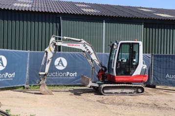Veiling: Rupsgraafmachine Takeuchi TB235 Diesel 22kW 2014, Articles professionnels, Ophalen