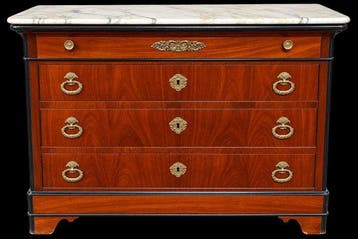 Commode - Mahonie - Cassettone Impero