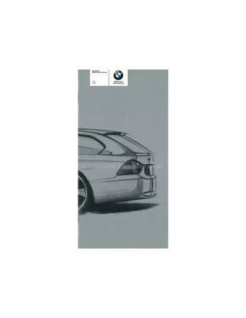 2005 BMW 3 SERIE TOURING BROCHURE NEDERLANDS