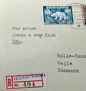 Groenland 1938/1946 - Aangetekende post - Zeldzaam en, Gestempeld
