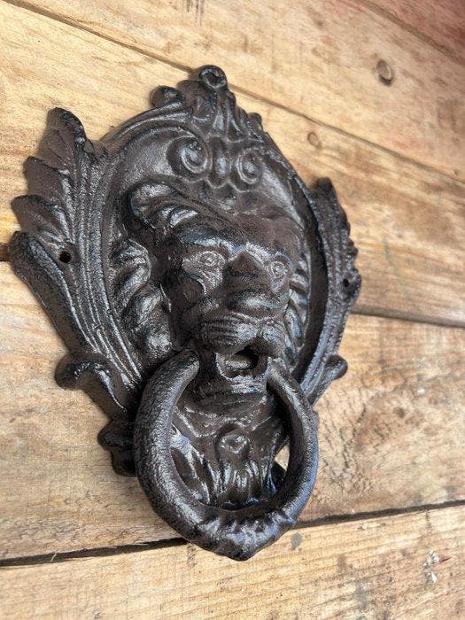 Decoratief ornament - Lion door knocker - Europa -, Antiek en Kunst, Kunst | Designobjecten