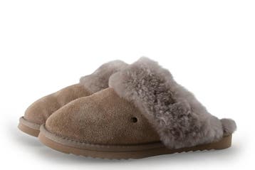 Warmbat Pantoffels in maat 39 Beige, Verzenden, Beige, Zo goed als nieuw, Pantoffels of Sloffen