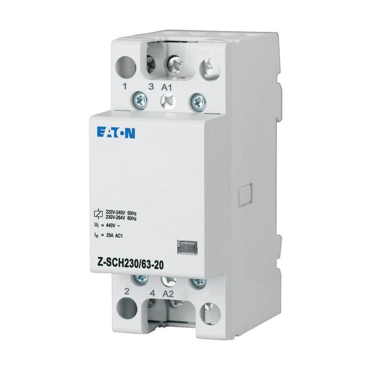Eaton Installatiemagneetschakelaar 230V 63A 2NO 3TE - 248859, Doe-het-zelf en Bouw, Elektriciteit en Kabels, Verzenden