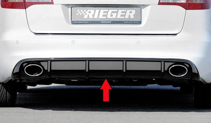 RS6 Look Diffuser voor Audi A6 C6, Autos : Divers, Tuning & Styling, Enlèvement ou Envoi