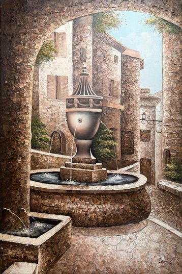 Lanias (XX) - Fontaine Provençale