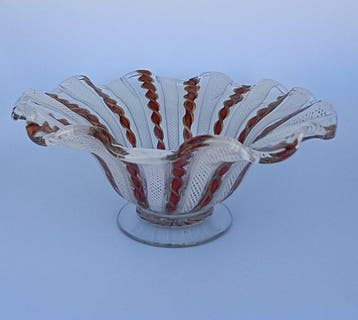 Vide-poche - Murano - Zanfirico - Italie, Antiquités & Art