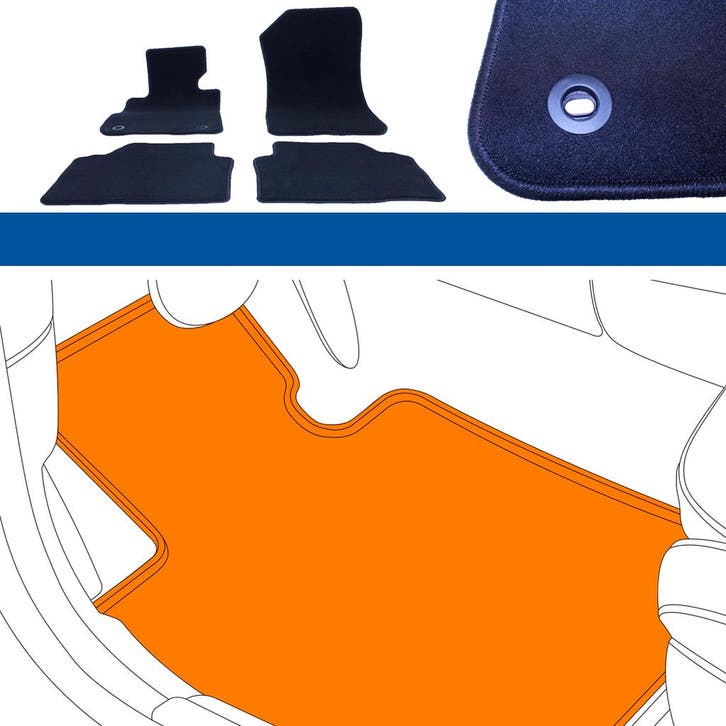 Automatten | Mini One & Cooper 2007-2014  | Velours, Auto diversen, Automatten, Nieuw, Verzenden