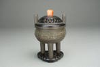Tripod Censer - Brons - Archaic-Style - China - Qing