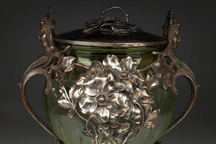 WMF / Geislingen - Conteneur - Plaqué(e) argent, Antiquités & Art, Art | Objets design