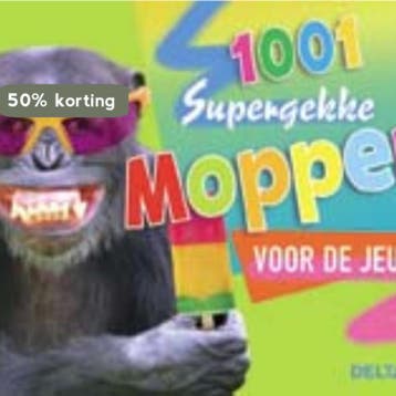 1001 supergekke moppen voor de jeugd 9789044712162, Verzenden, Jantien De Jager