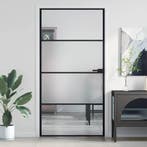 vidaXL Binnendeur smal 102,5x201,5 cm gehard glas en, Doe-het-zelf en Bouw, Verzenden, Nieuw