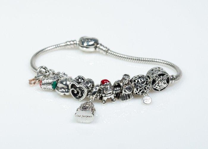 Zonder minimumprijs - Pandora - Armband - 925 zilver - 9, Handtassen en Accessoires, Armbanden