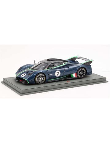 2021 PAGANI HUAYRA R MATT/GLOSS BLUE BBR MODELAUTO 061/100
