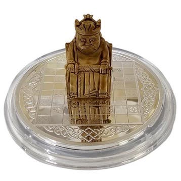 Kameroen. 500 Francs 2023 King - Viking Chess Set 1/2 oz