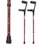 Elleboogkrukken ergonomisch met bruine print, Diversen, Verpleegmiddelen, Ophalen of Verzenden, Nieuw