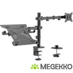 Gembird MA-DA-03 monitor en laptop bureau steun 32  Zwart, Computers en Software, Verzenden, Nieuw