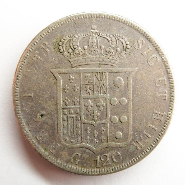 Italië, Koninkrijk der Twee Siciliën Ferdinando II di, Postzegels en Munten, Munten | Europa | Niet-Euromunten