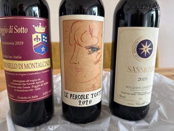 2019 Poggio di Sotto, 2020 Le Pergole Torte, 2019 Sassicaia, Collections