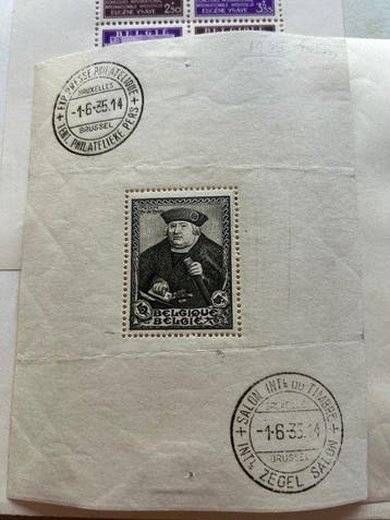 België 1935/1937 - Blokken Tassis - Borgerhout - Charleroi -