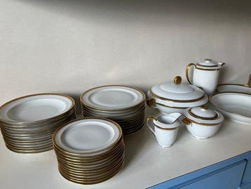 Porcelaine Seraphin Limoges - Service de table pour 12 (67)