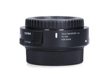 Sigma TC-1401 1.4x Teleconverter - Nikon F - 1 jaar garantie, Ophalen of Verzenden, Zo goed als nieuw