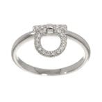 Salvatore Ferragamo - Ring - 18 karaat Witgoud