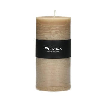 Pomax kaars paraffine Ø 10 x H 20 cm - honing, Huis en Inrichting, Woonaccessoires | Kandelaars en Kaarsen, Verzenden, Nieuw