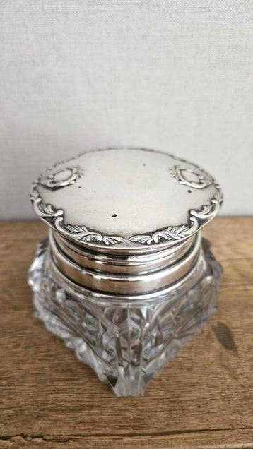 Bocal - Kaptafelpot - Alpaca argent, Cristal