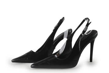 Buffalo Slingbacks in maat 40 Zwart, Kleding | Dames, Verzenden, Zwart, Zo goed als nieuw, Buffalo
