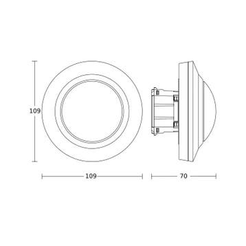 STEINEL SENSOR  PD-8 ECO COM1 DE WS, Verzenden