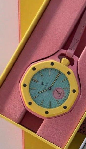 Swatch Royal Pop - Swatch × Audemars Piguet OTG ROZ - Sans