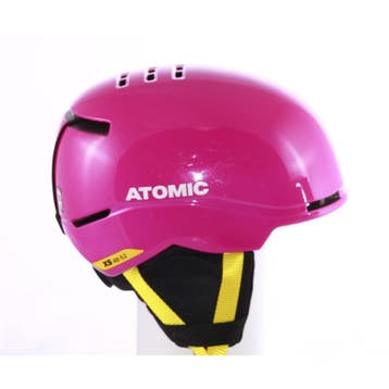 48 49 50 51 52 skihelm/snowboardhelm ATOMIC FOUR JR, Pink/ye, Verzenden, Gebruikt, Atomic
