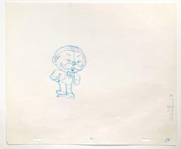 PRINGLES : Originele vintage reclame-animatietekening -