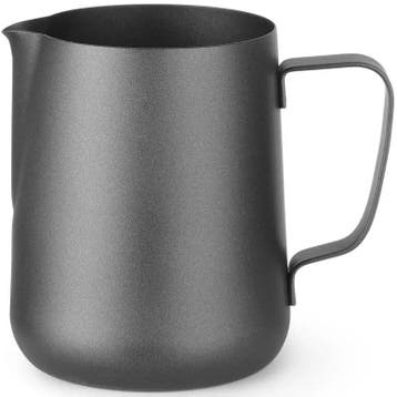 Melkkan | RVS | Zwart | 0.6L | Ø90x112(h)mm HENDI, Verzenden, Nieuw in verpakking