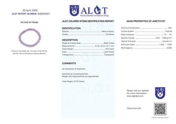 Sans réserve - Certifié ALGT - Bracelet exclusif en, Verzamelen