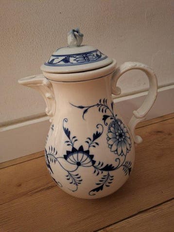 Meissen - Koffieservies (42) - Zwiebelmuster - Hardporselein, Antiek en Kunst