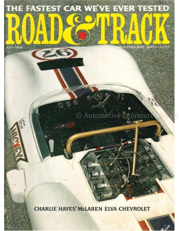 1966 ROAD AND TRACK MAGAZINE JULI ENGELS, Ophalen of Verzenden