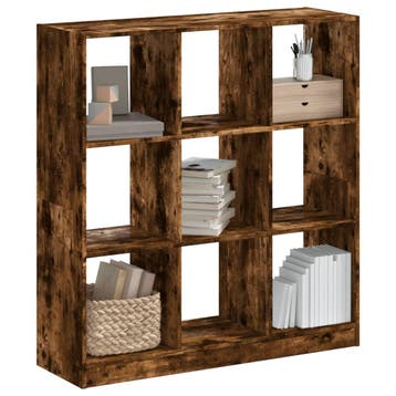 vidaXL Boekenkast 102x32x108 cm bewerkt hout gerookt, Verzenden, Nieuw
