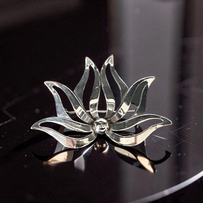 Bernhard Hertz - Sterling 925 Zilver - Broche, Antiquités & Art, Antiquités | Meubles | Chaises & Canapés