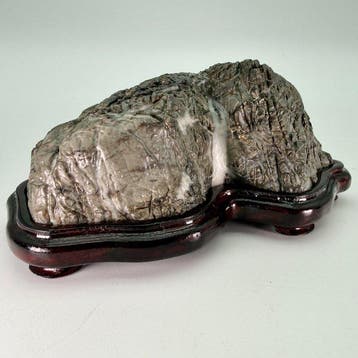 Steen, Hout - Japanse suiseki - Watervalsteen (Taki-ishi)
