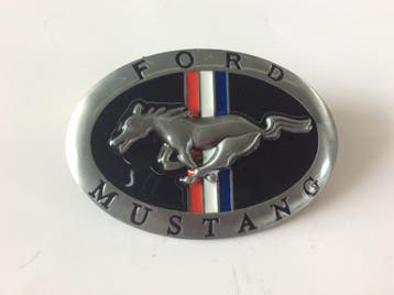 Buckle ford mustang ovaal, Verzamelen, Ophalen of Verzenden, Nieuw