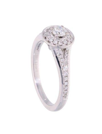 Bague de fiançailles - 18 carats Or blanc - 1.00ct. tw.